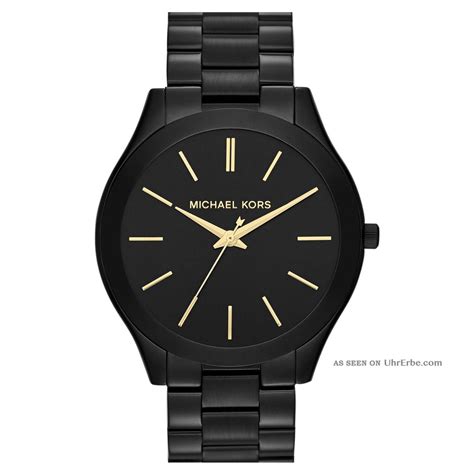 schwarze michael kors uhr|Michael Kors armband.